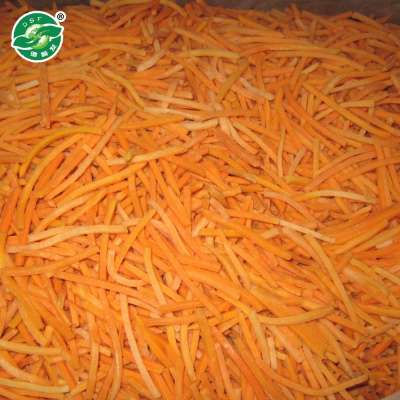 High quality new crop BRC approved IQF frozen carrot dice slice strip puree hot sale